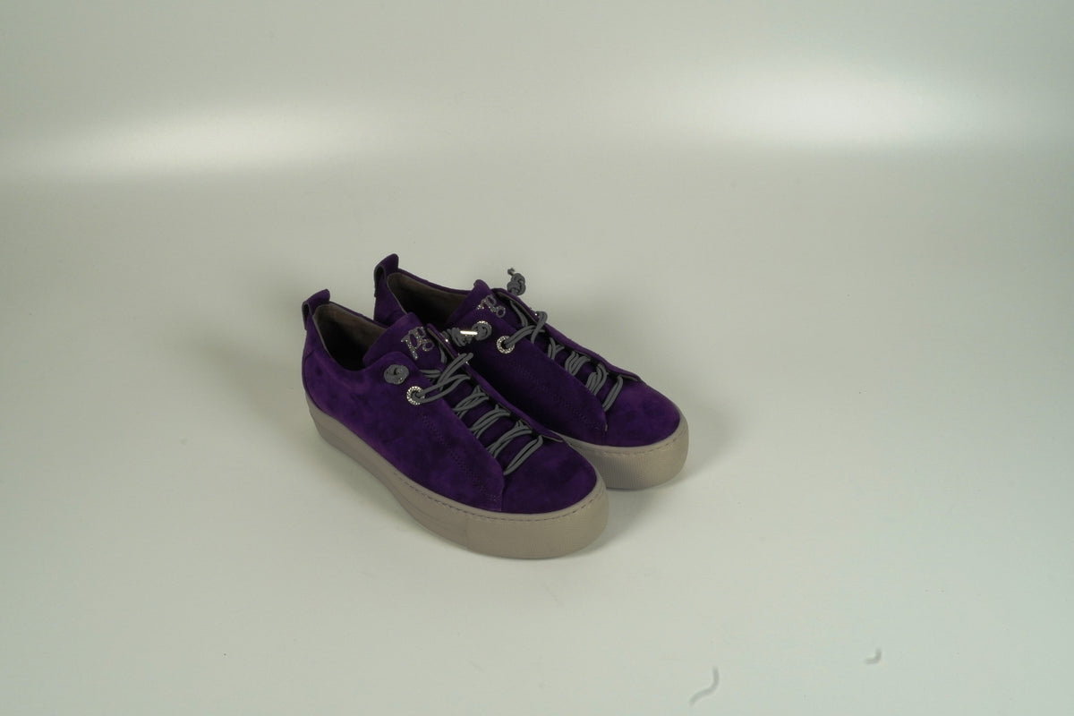Baskets violettes