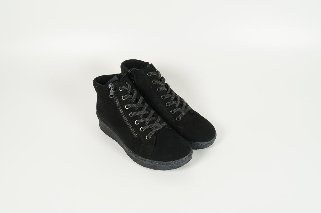 Schnürschuh Schwarz