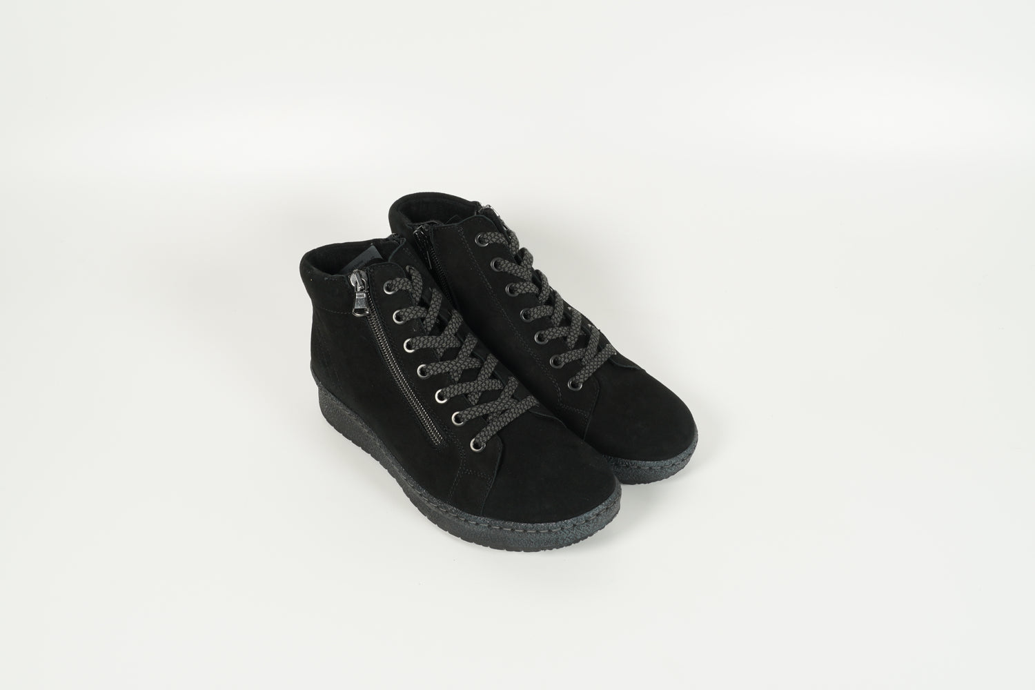 Schnürschuh Schwarz