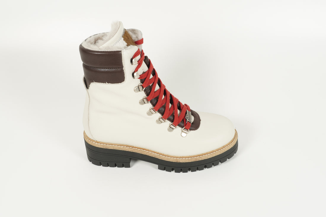 Stiefelette Weiss