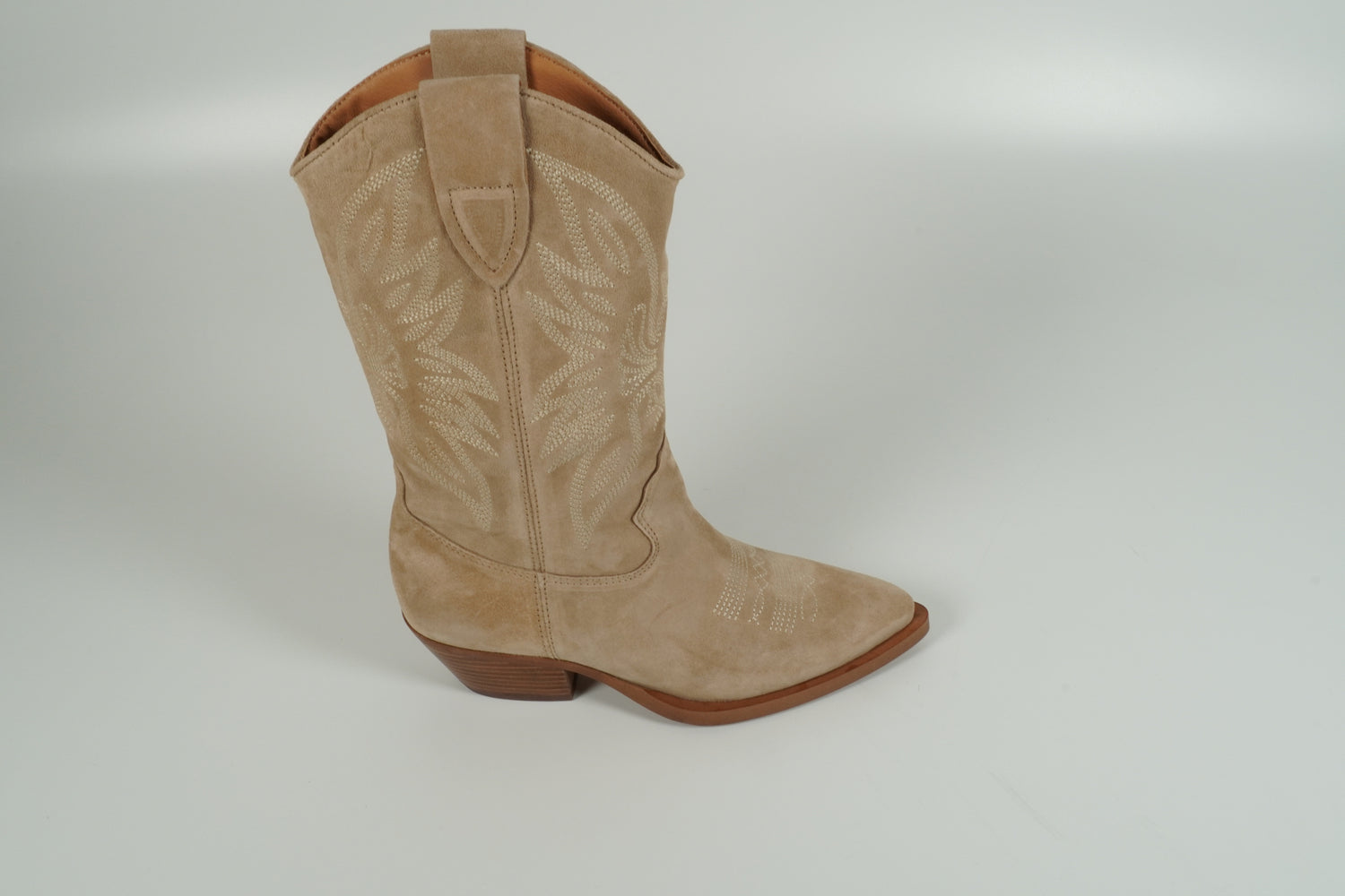 Botte western beige