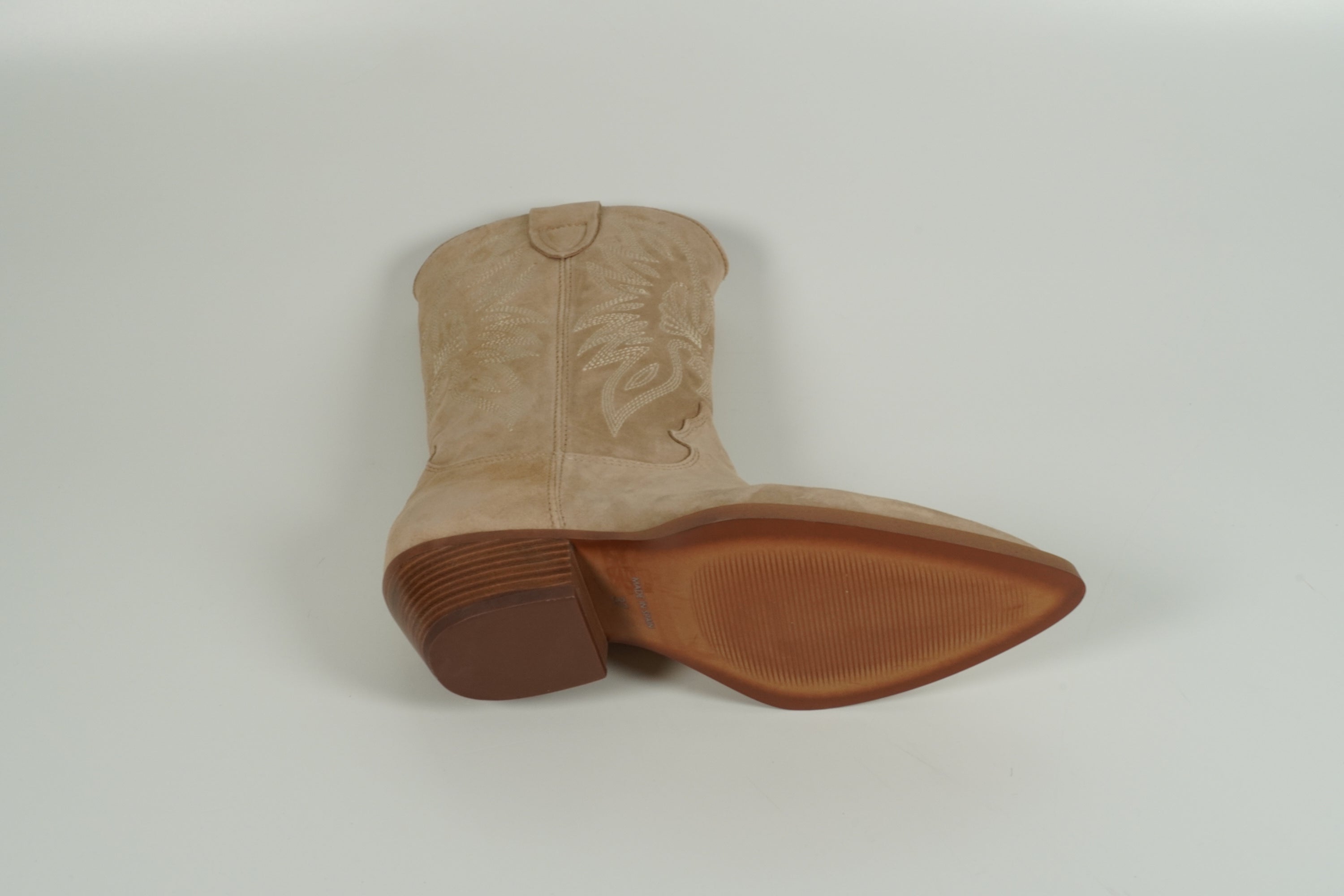 Botte western beige