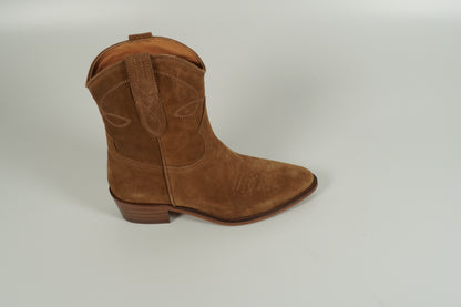 Botte western marron