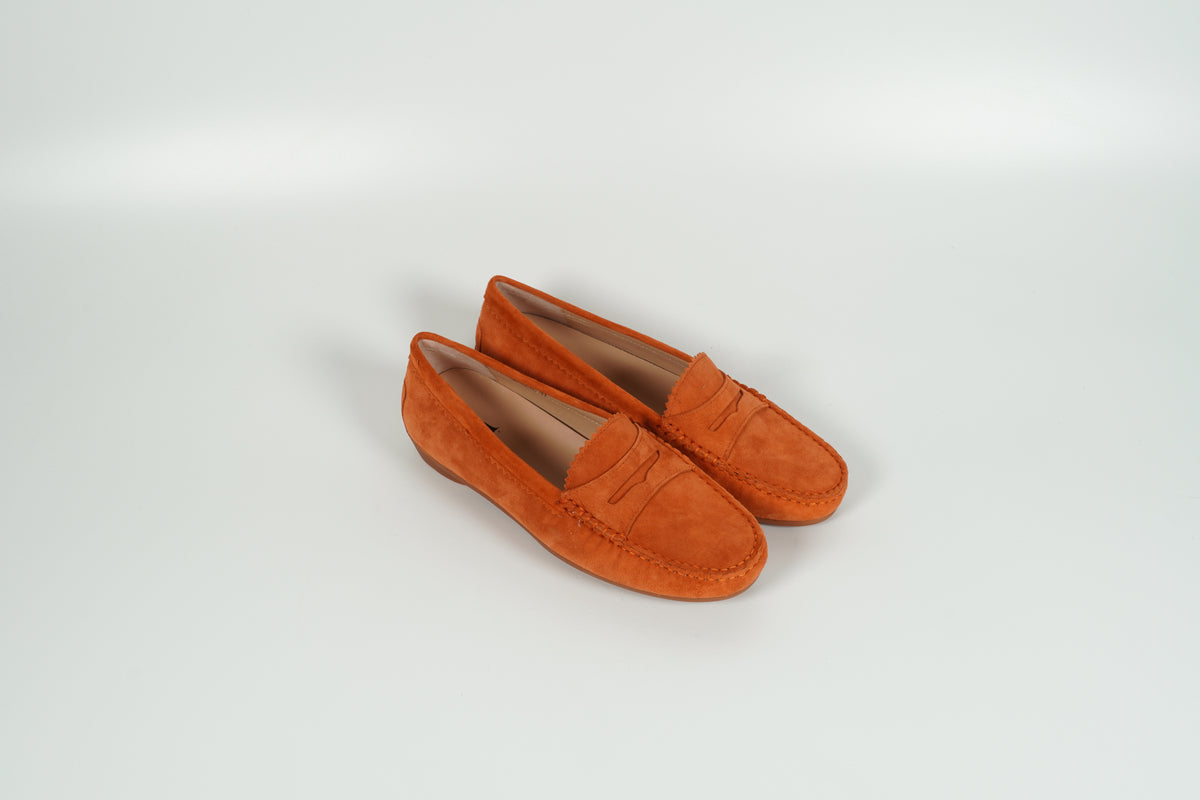 Orange mocassin