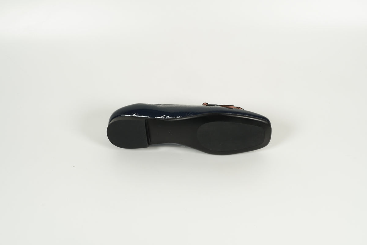 Moccasin Blau