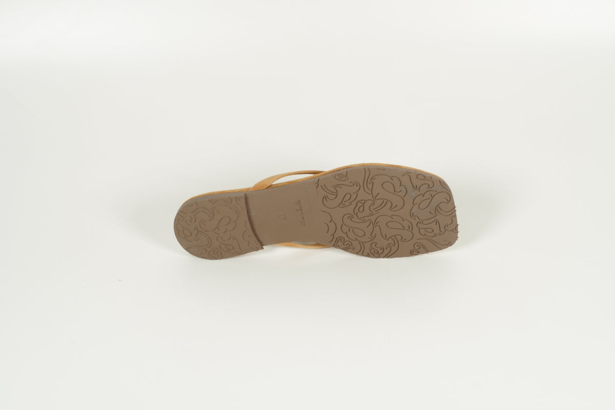 Beige mules