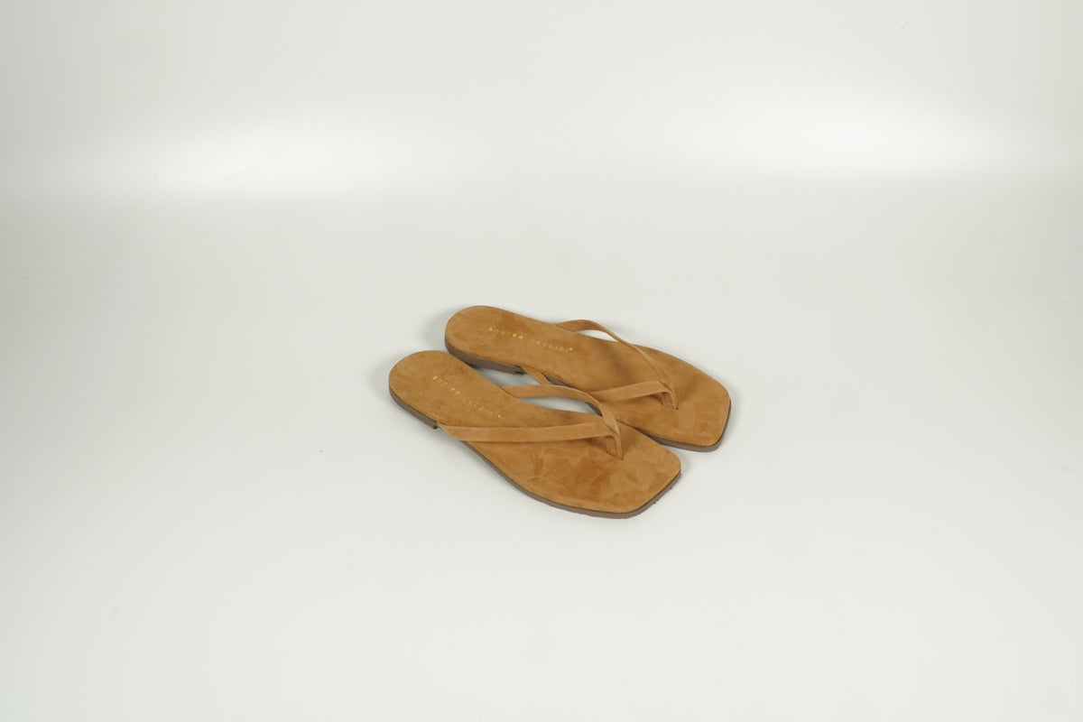 Beige mules