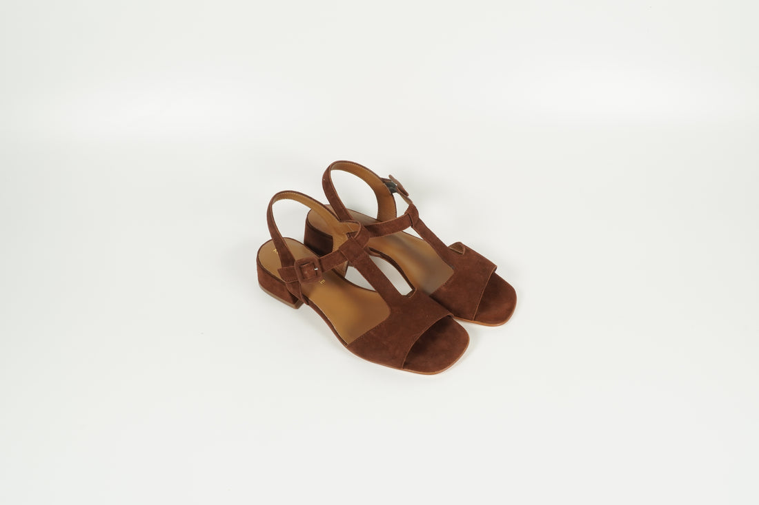 Sandale Braun