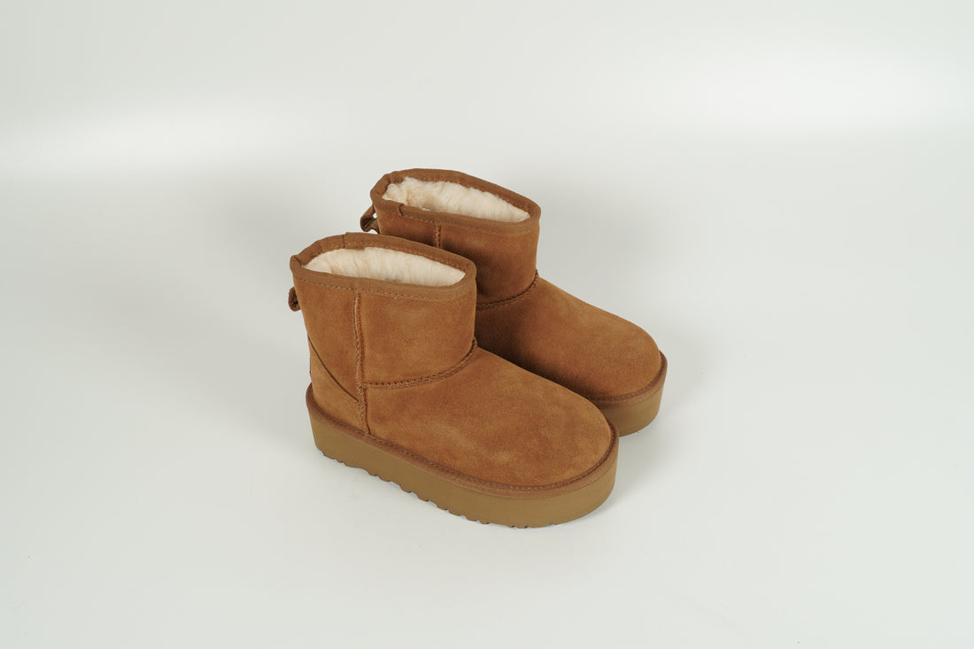 Boot gefüttert Kids Beige