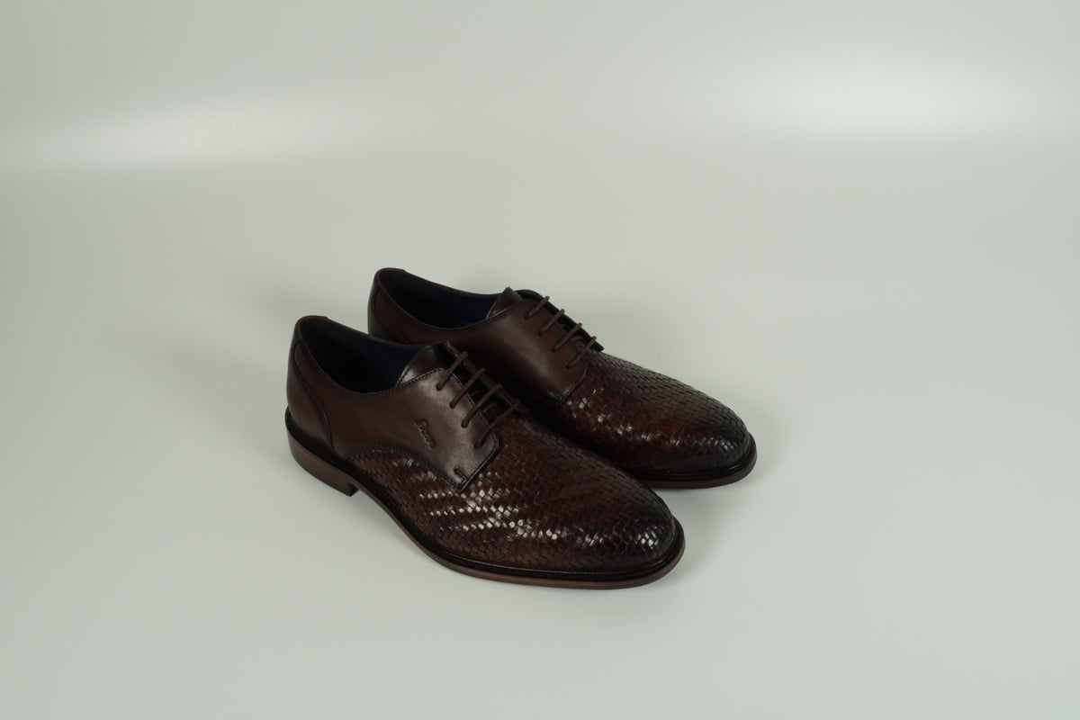 Schnürschuh Braun