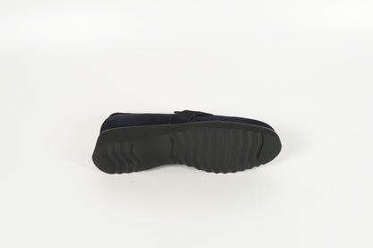 Moccasin Blau