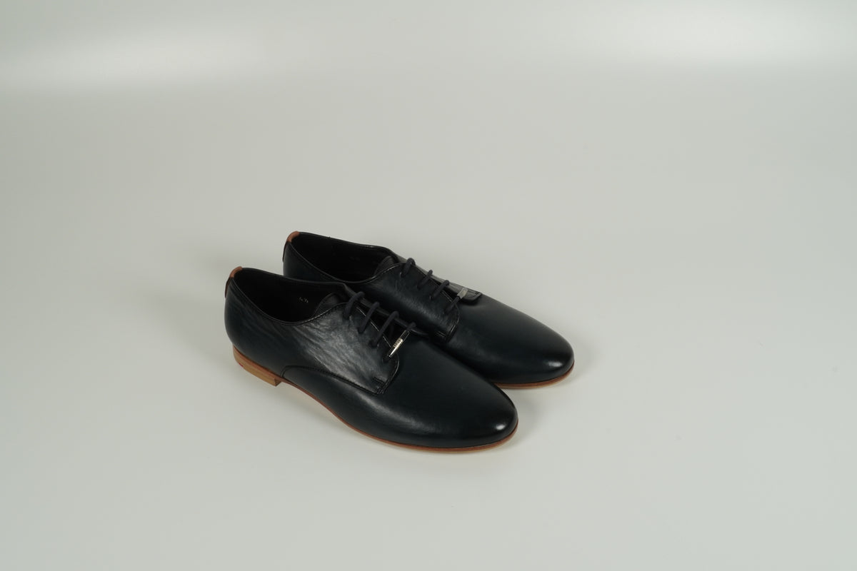 Schnürschuh Blau