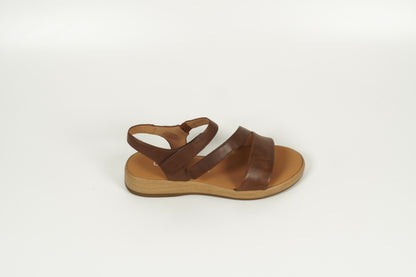 Sandale Braun