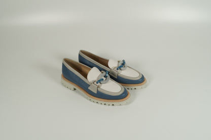 Mocassins bleu