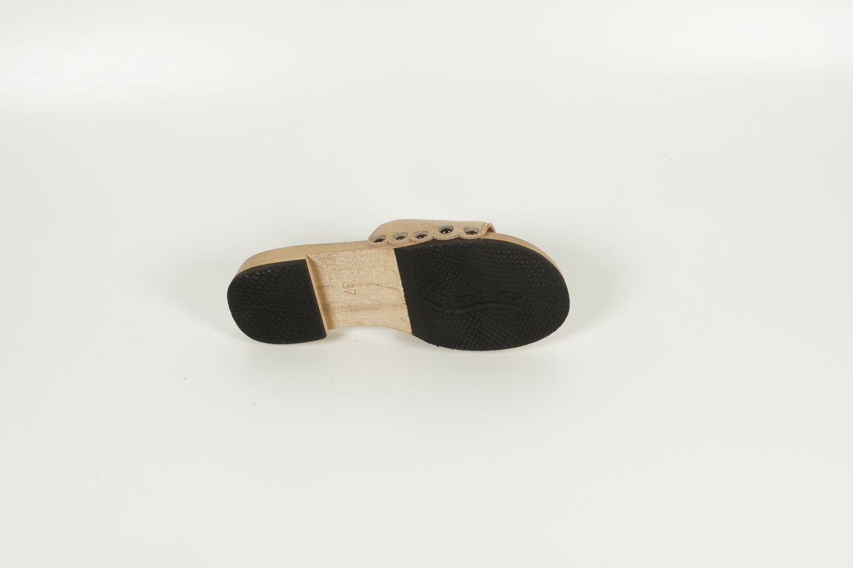 Pantolette Beige