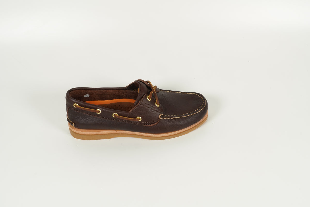 Chaussure bateau marron