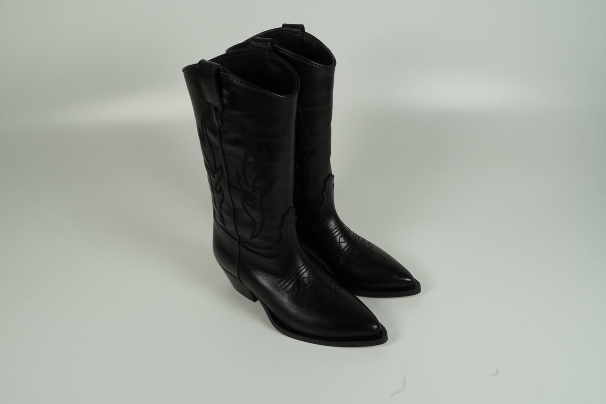 Bottes western noires