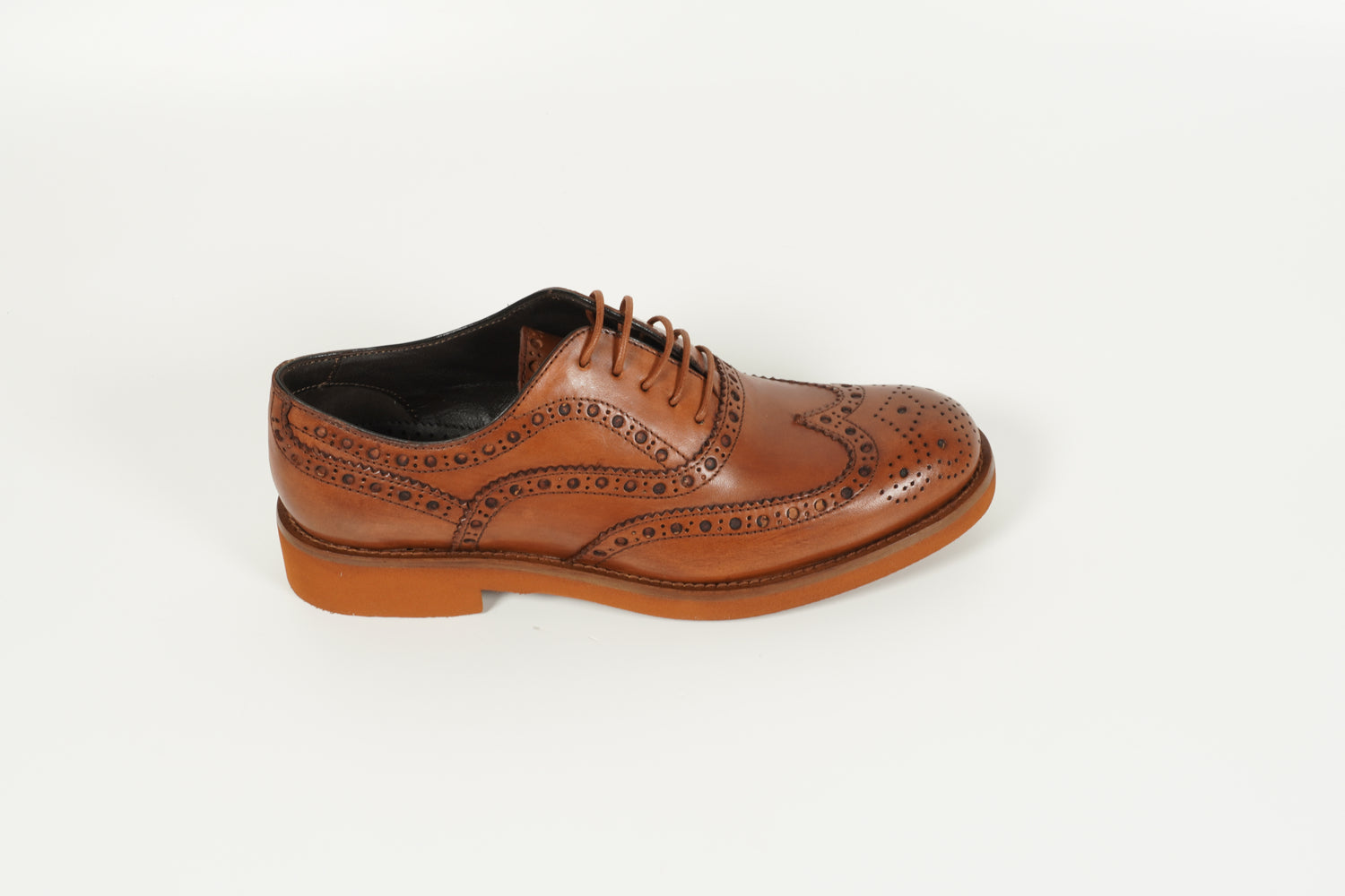 Schnürschuh Braun