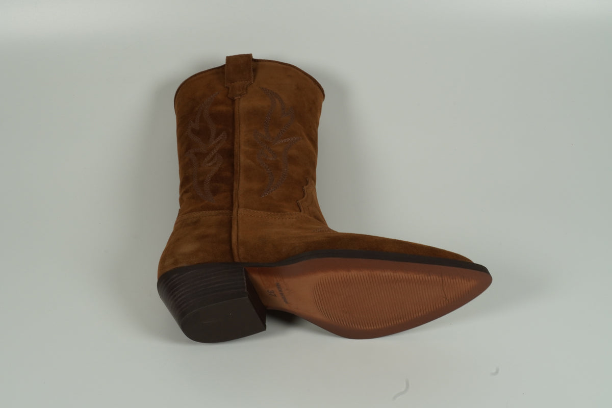 Bottes western marron