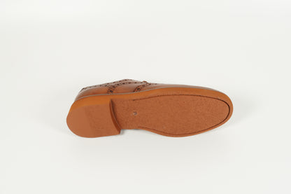 Schnürschuh Braun