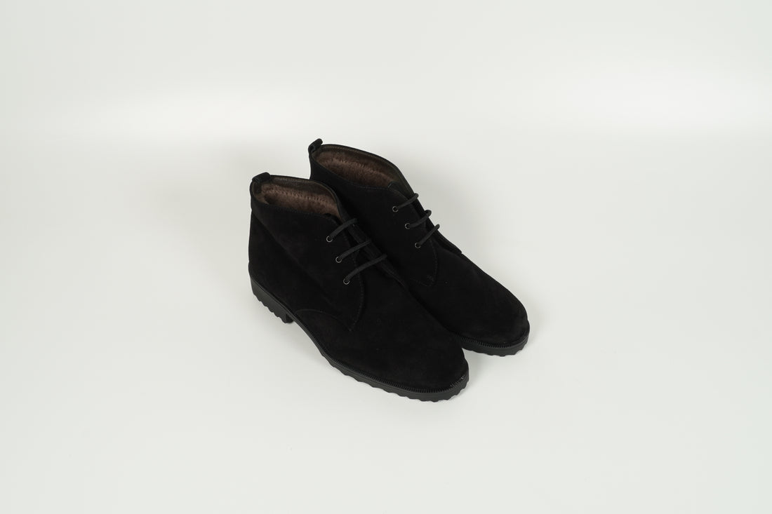 Bottines doublées noires