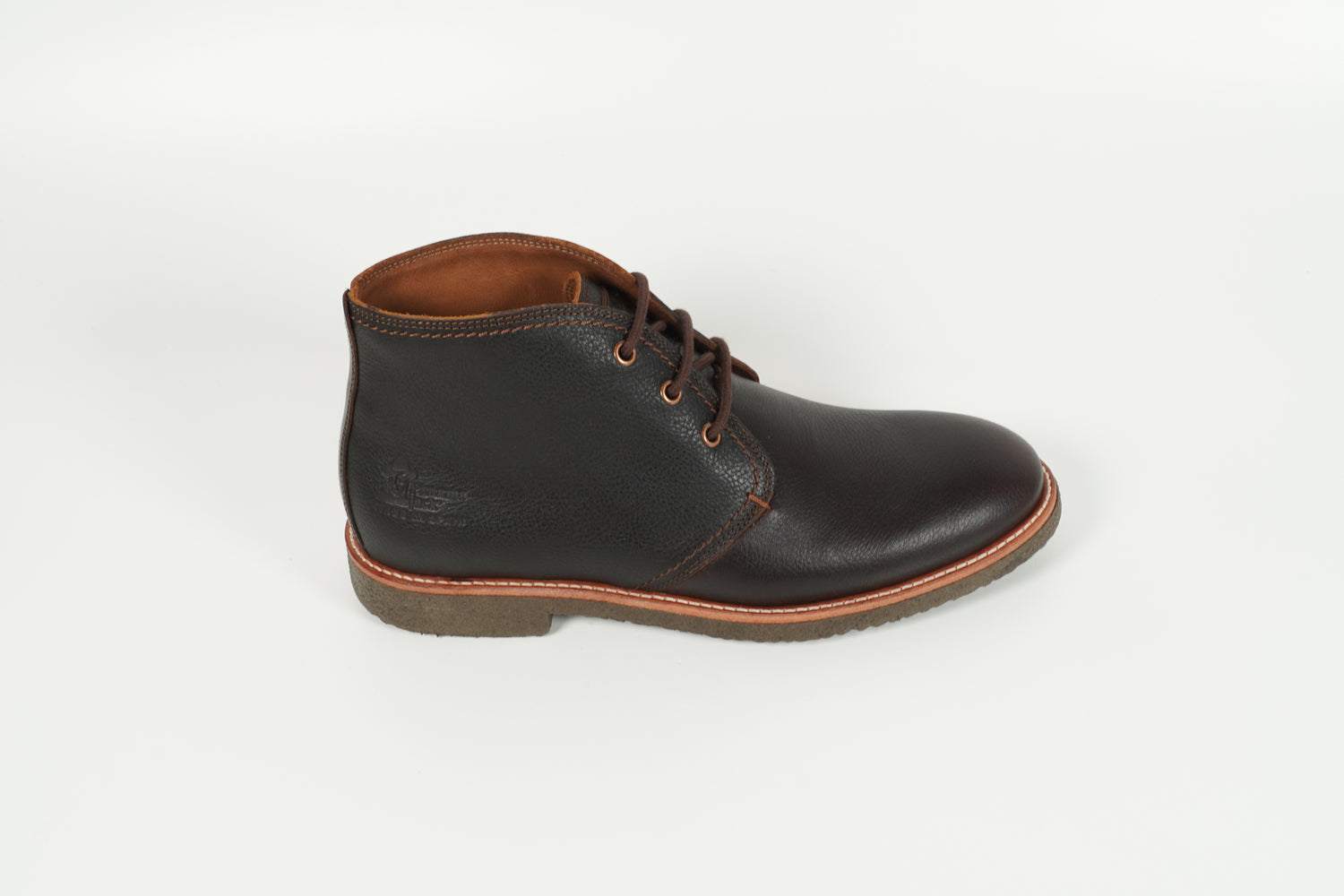 Chaussure à lacets marron