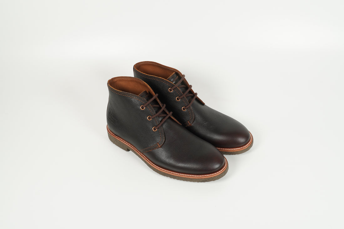 Chaussure à lacets marron