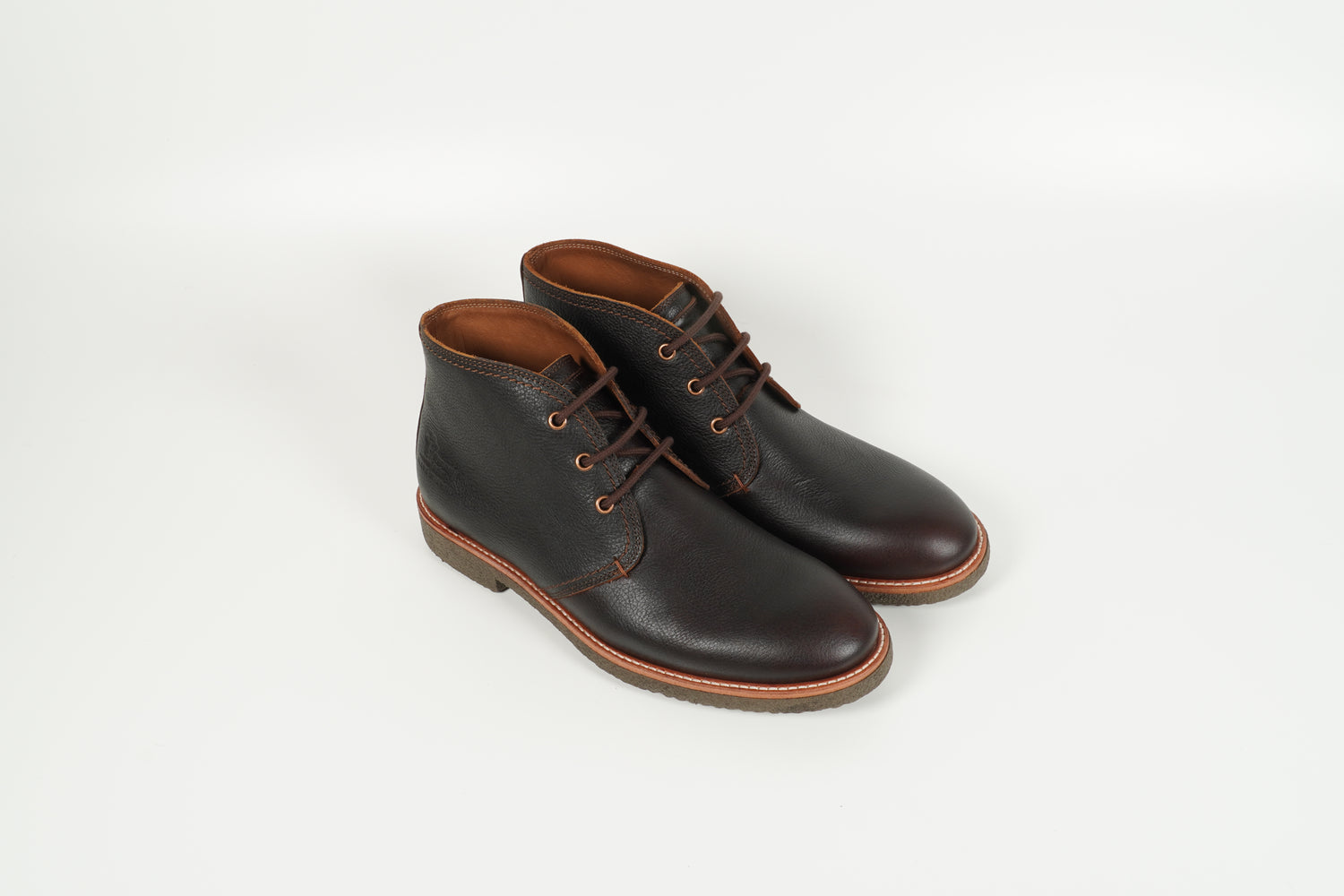 Chaussure à lacets marron