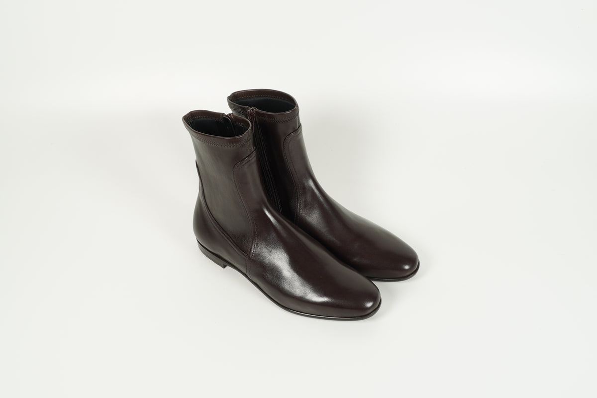 ankle boots brown