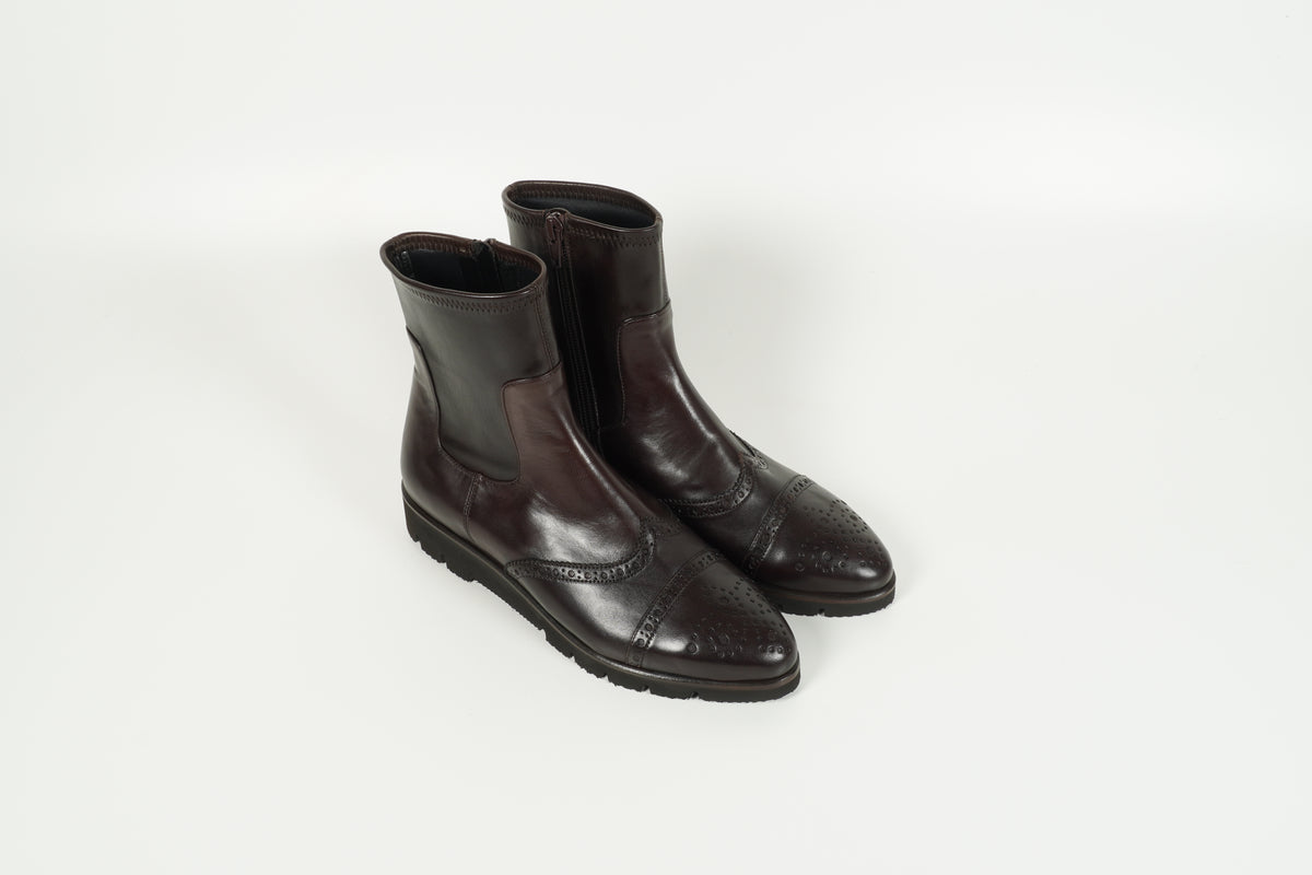 ankle boots brown