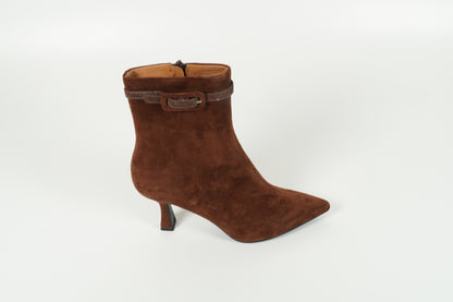 Stiefelette Braun