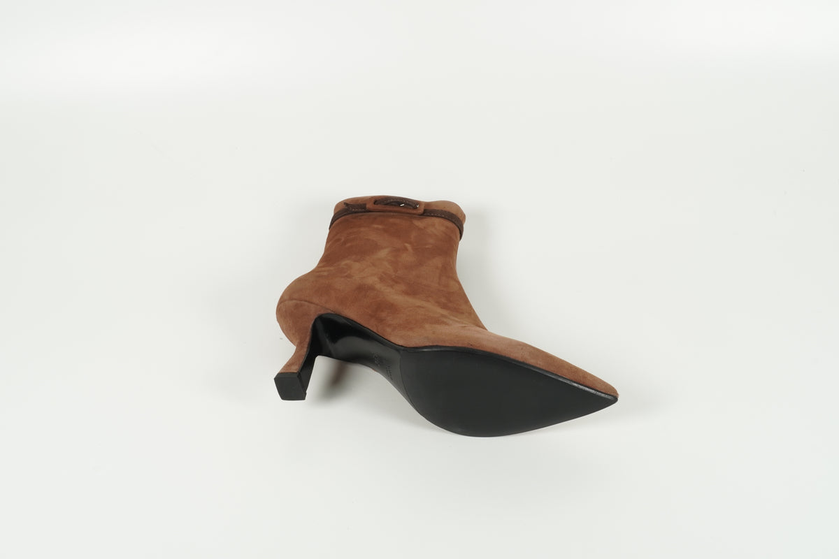 Stiefelette Braun