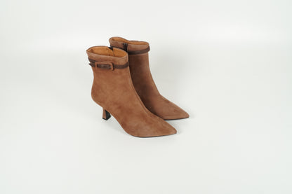 Stiefelette Braun