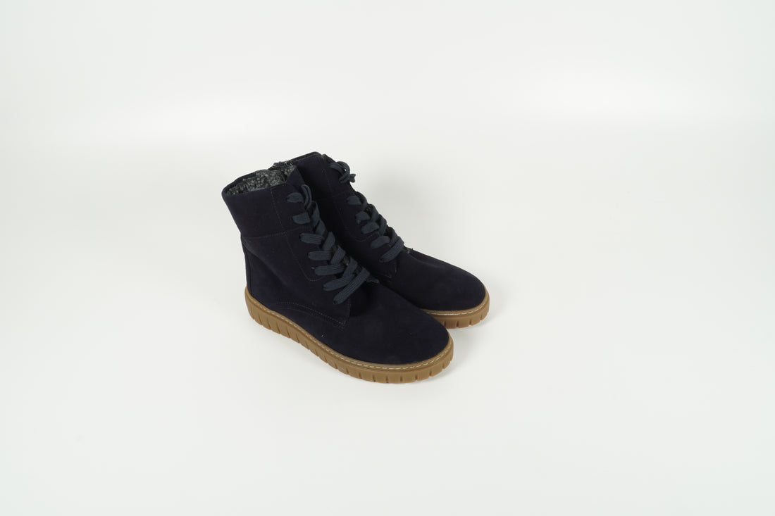 Stiefelette Blau