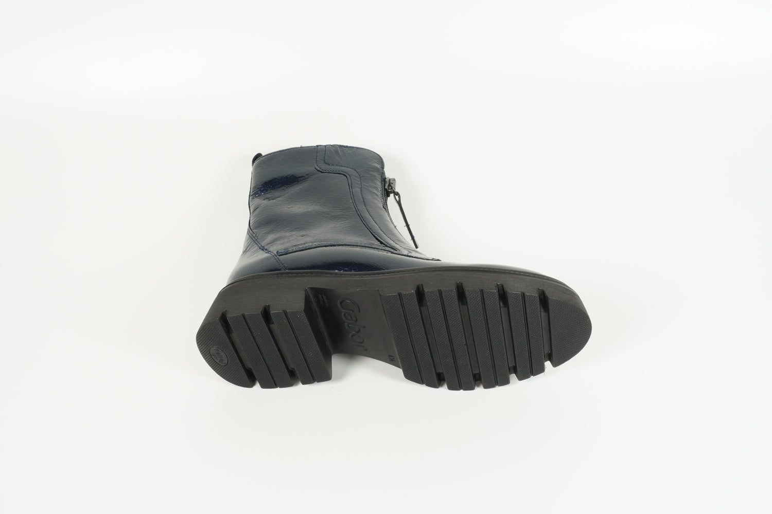 Stiefelette Blau