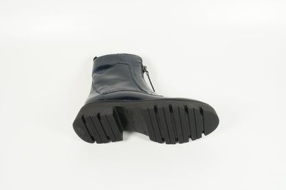 Stiefelette Blau