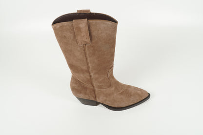 Western Boot Grau
