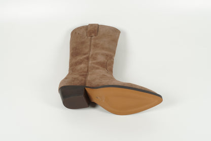 Western Boot Grau
