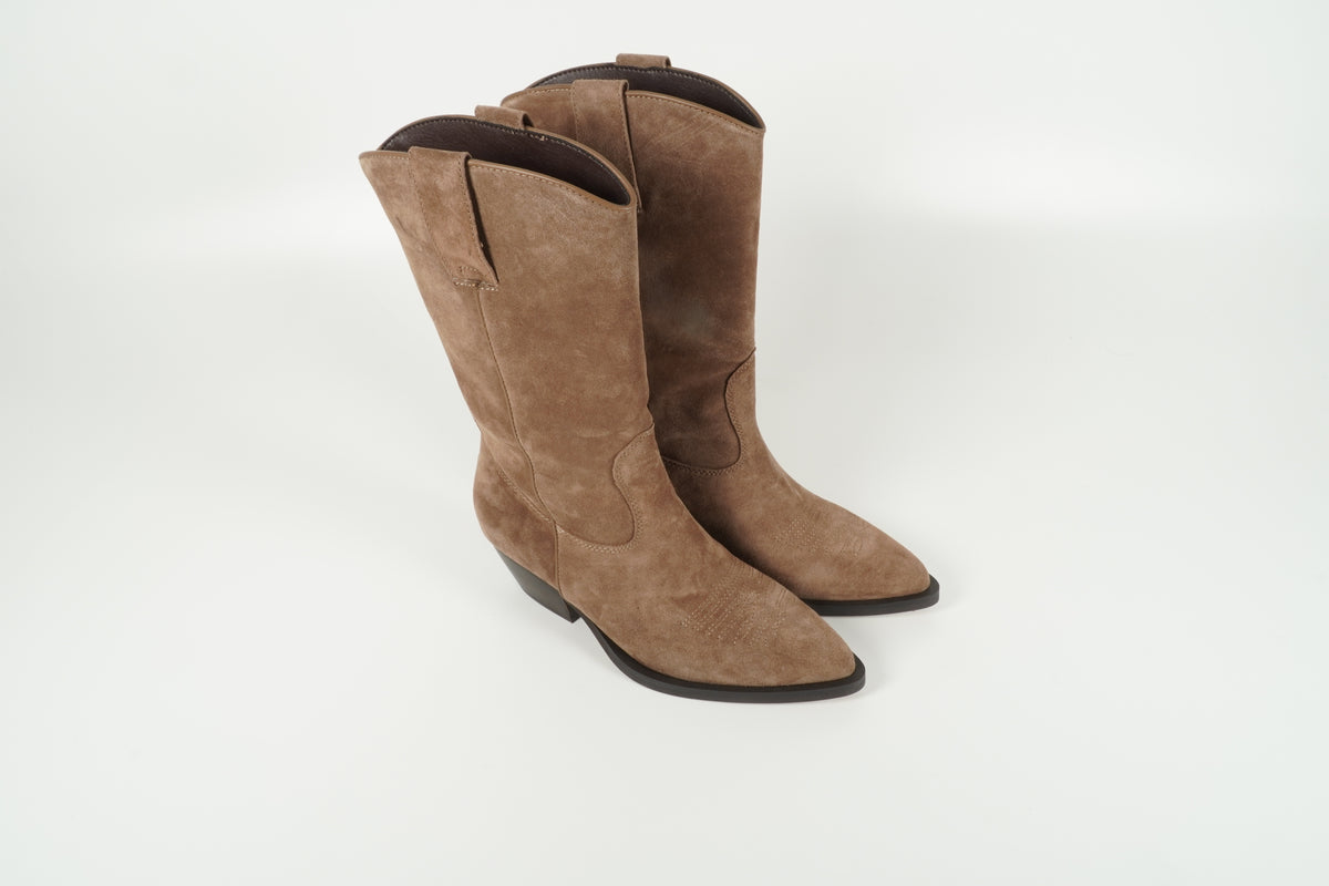 Western Boot Grau