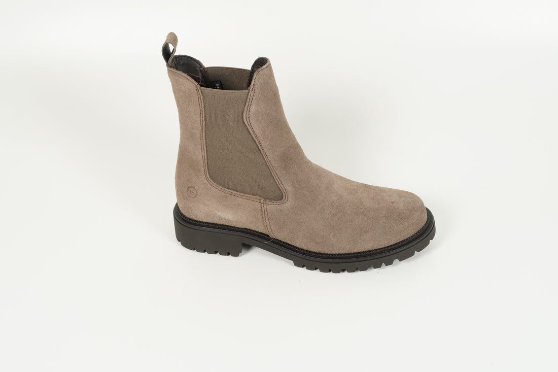 Stiefelette Grau