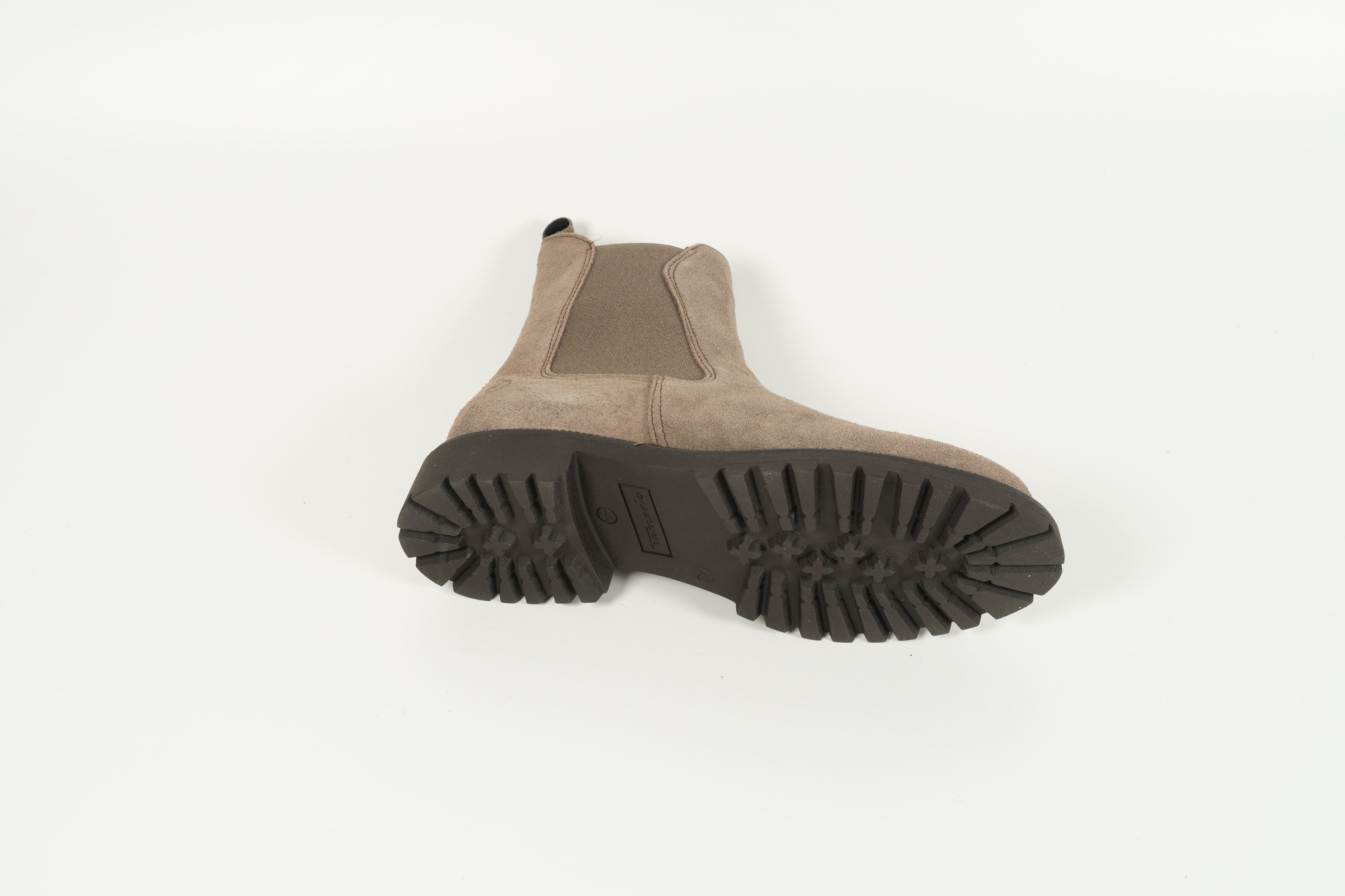 Stiefelette Grau