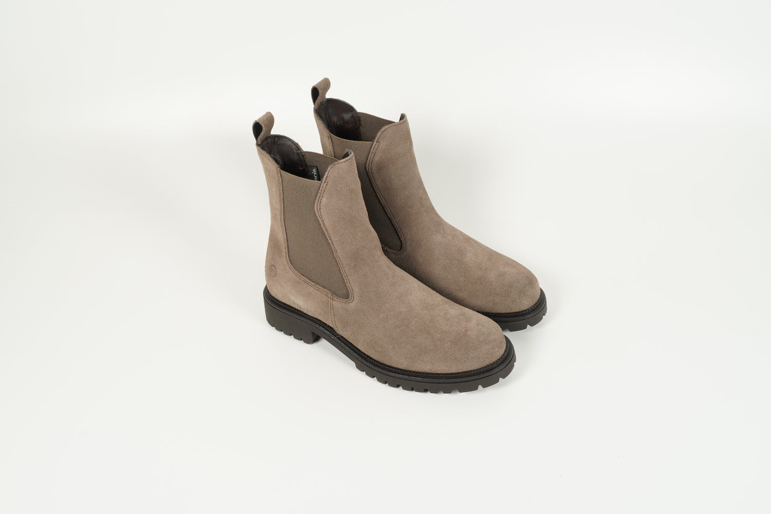 Stiefelette Grau