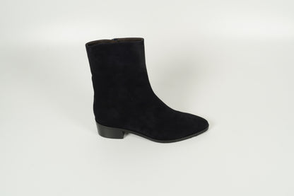 Stiefelette Blau