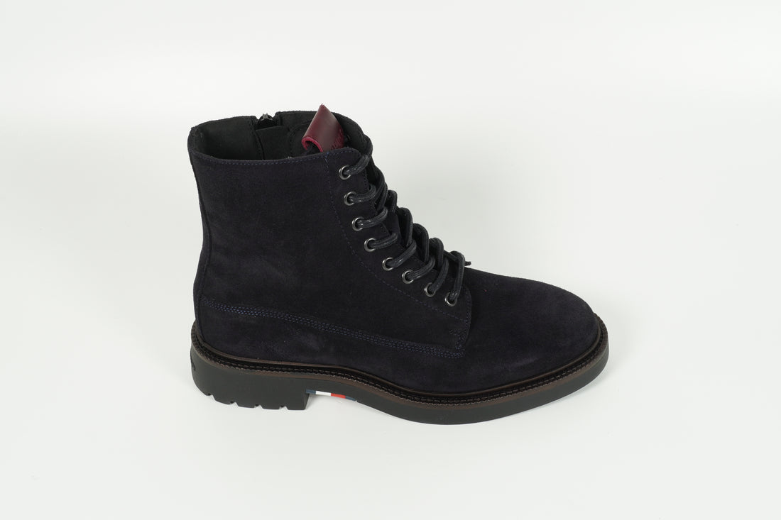 Schnürschuh Blau