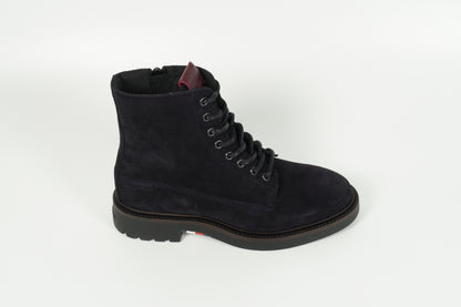Schnürschuh Blau