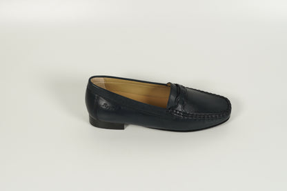 Moccasin Blau