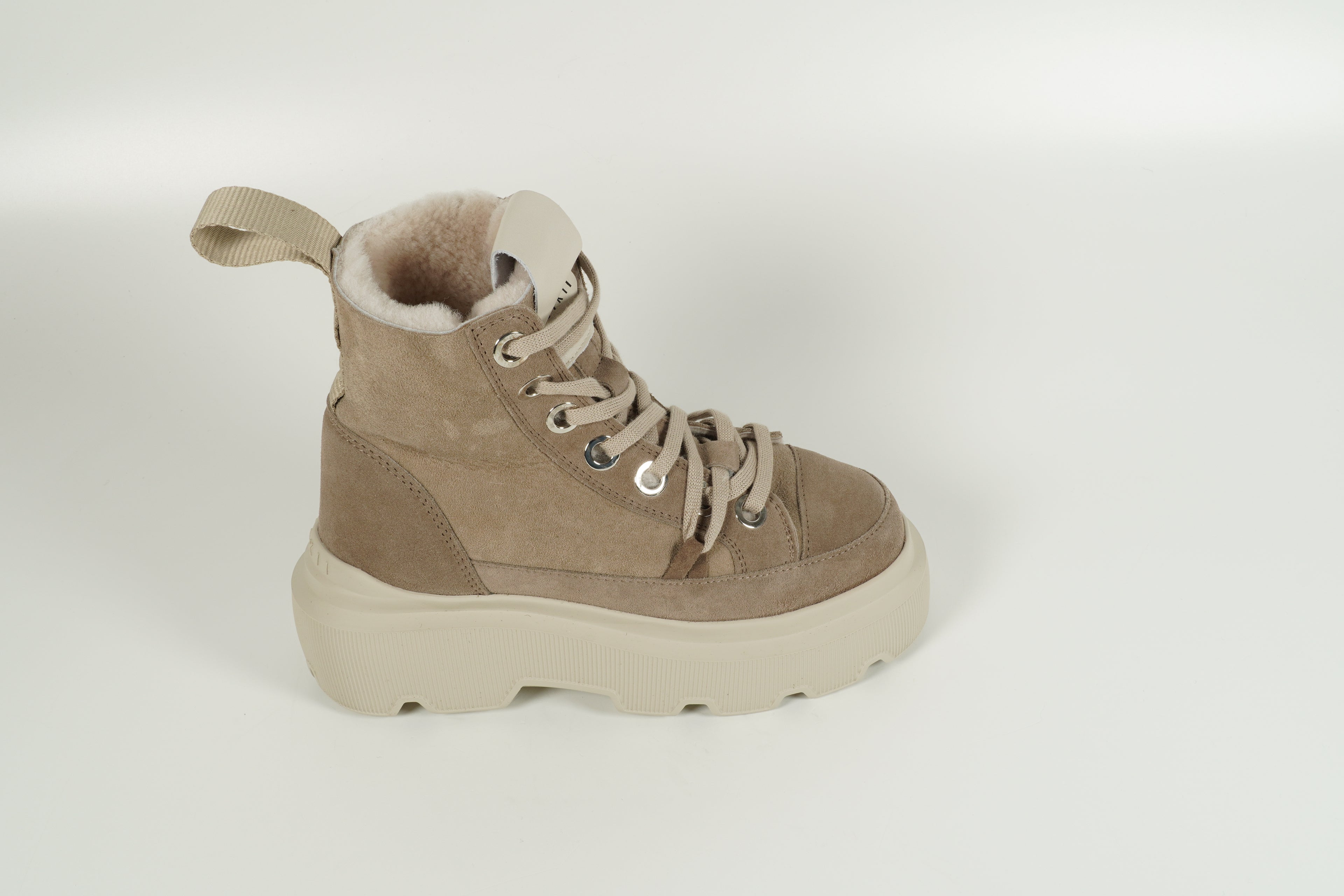 Boot gefüttert Beige