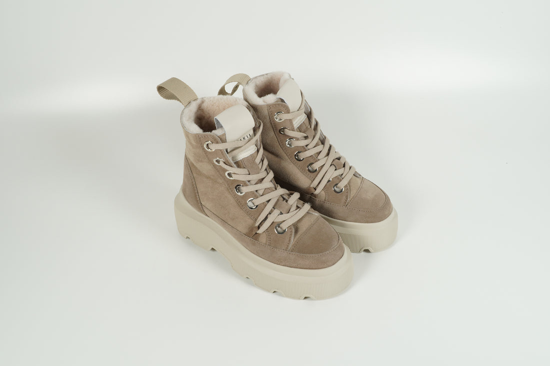 Boot gefüttert Beige