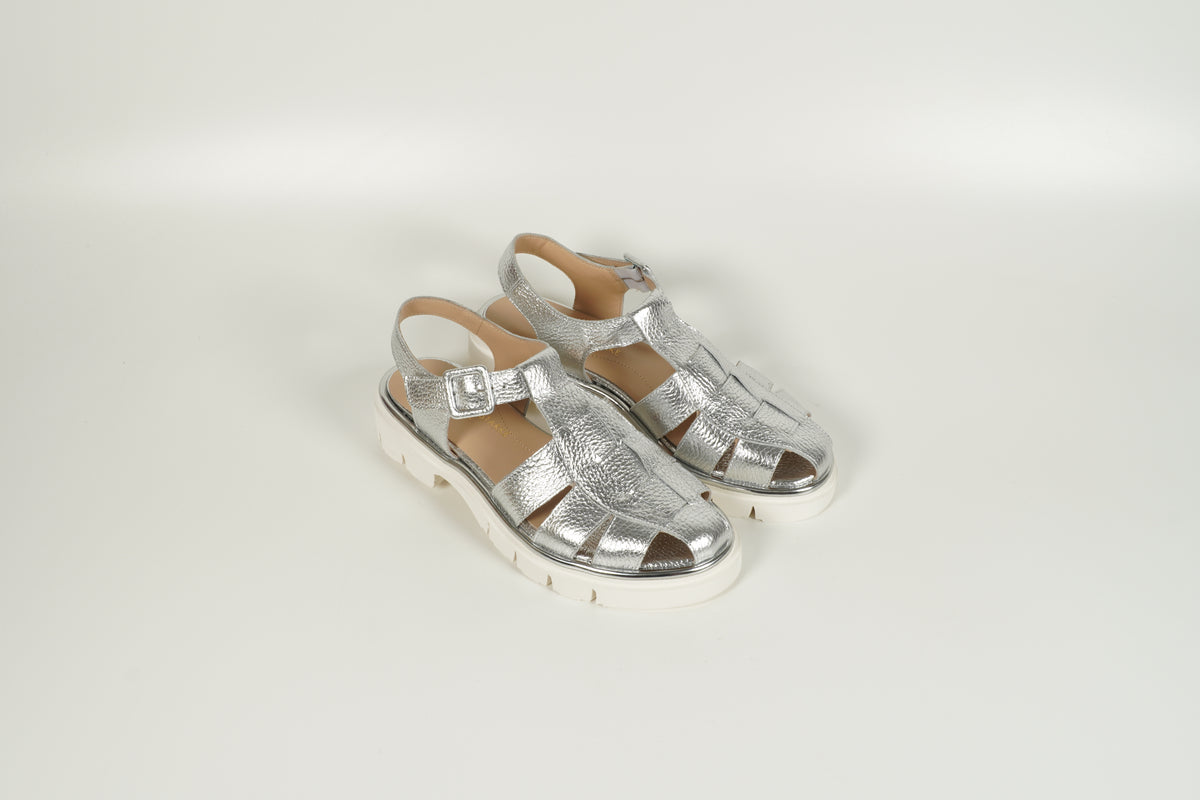 Sandale argent