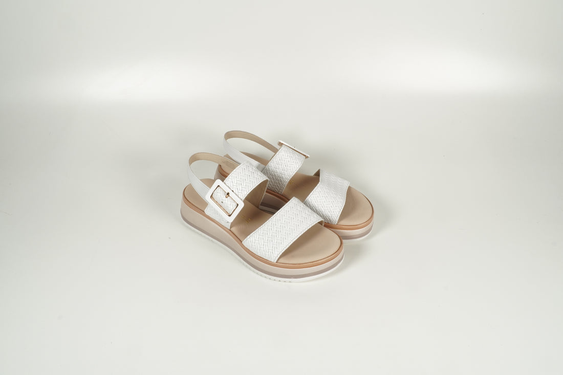 Sandale Weiss